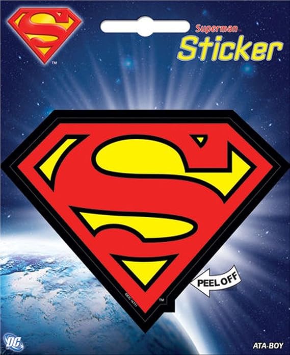Ata-Boy DC Comics Superman Logo DC Comics 3 Inch Die Cut Vinyl Sticker