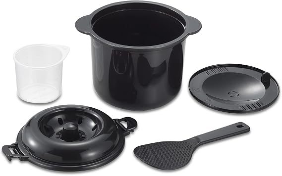 Home & Appliances Rice Cocker Only for Microwave Oven 2-cup Chibikuro-kun Model:
