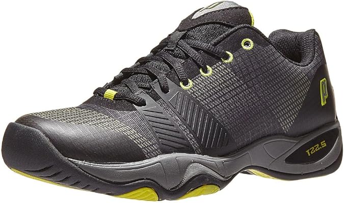 T22.5 Men's Tennis Shoe (Black/Yellow) 
