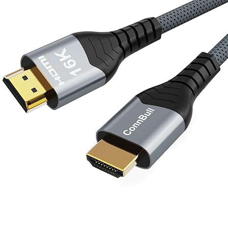 16K 10K 8K HDMI 2.2 Cable 96Gbps 3.3FT/1M, Ultra High Speed HDMI Braided Cord Support 4K@480Hz 8K@240Hz, HDCP 2.2&2.3, Dynamic HDR, eARC,DTS:X, Compatible with Roku TV/HDTV/PS5/Blu-ray