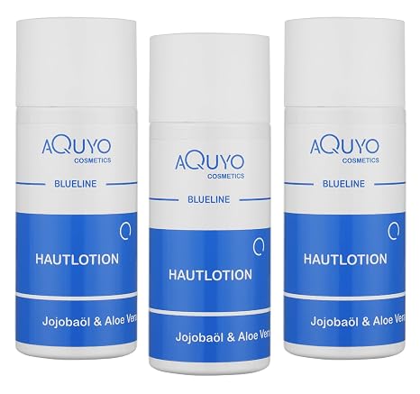 Aloe Vera & Jojoba Oil Cream Lotion for Dry Skin (3 x 130 ml) Skin Lotion Provides Soft Gentle and Smooth Skin Skin Nourishing Body Lotion Moisturises and Regenerates the Skin