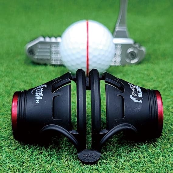 BIRDIE79 360-Degree Golf Ball Marker Alignment Tool Kit, 3 Pens, Gift Box