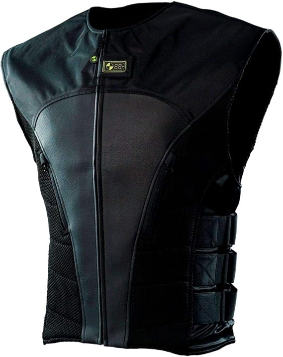 Certified Motorcyclist, Motorcycle Airbag Vest (S) Black (Chopper)