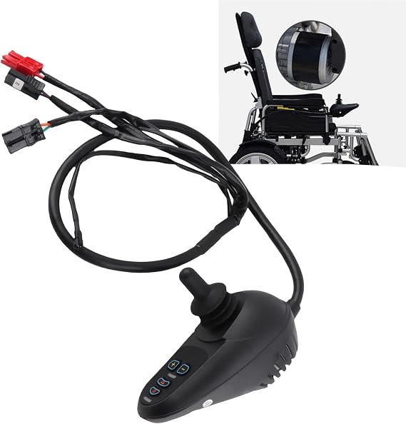 45A Electric Wheelchair Joystick Controller DC24V with Connector, Brake Engagement and IP54 Protection