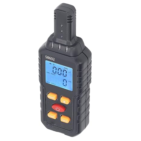 EMF EMF Electromagnetic Field Detector Measuring & Thermometer, Health Care, 3 Functions, High Performance, Easy to Use