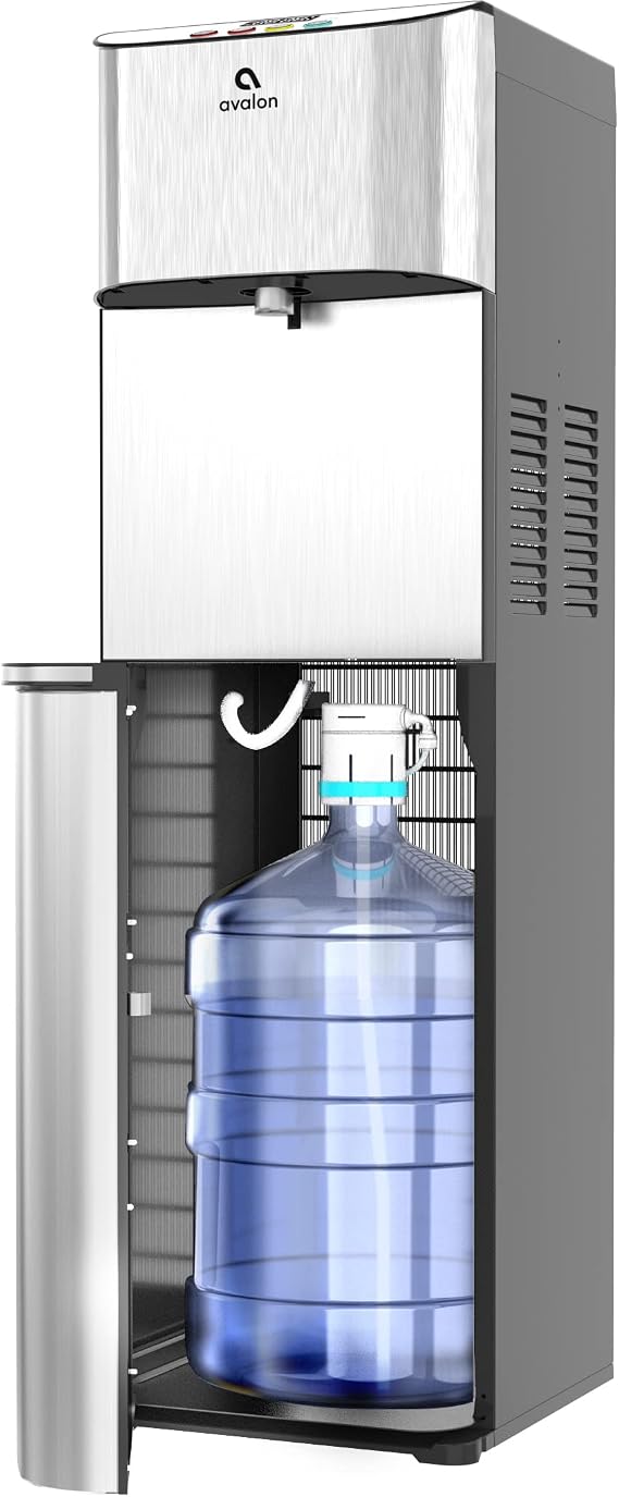 Avalon Electronic Bottom Loading Water Cooler Water Dispenser - 3 Temperatures, Hot, Cold & Room Water, Durable Stainless Steel Cabinet, Self Cleaning