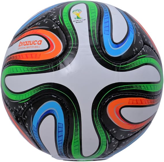 Hand Stitched Size 5 Soccer Ball Premium PU Leather Training & Match Football Durable Professional Indoor Outdoor Play Ball