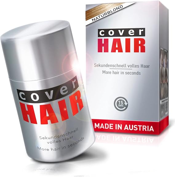 Cover Hair 14 Gram Doğal Sarı Saç Fiberi Dolgunlaştırıcı Kellik Kapatıcı Toz (Topik Tozu)
