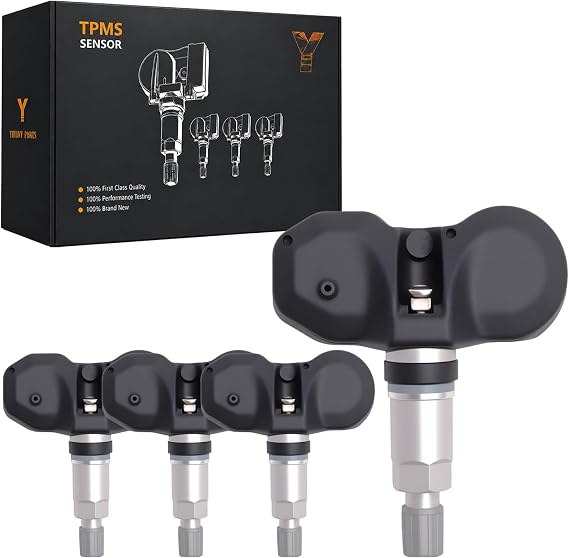 Pre-Programmed TPMS Sensor Tire Pressure Monitoring Sensor A0025408017 fit for Mercedes-Benz Cl600 Cls500 Cls63 AMG E300 E350 Gl450 Ml350 R350 S450 S550 S600 Sl550 Sl600 Sl63 AMG - 433MHz (4)