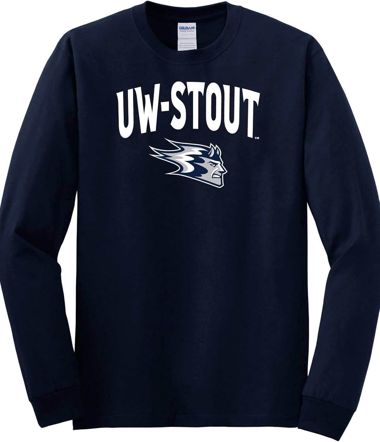 University of Wisconsin Stout Blue Devils NCAA Unisex Long Sleeve T-Shirts
