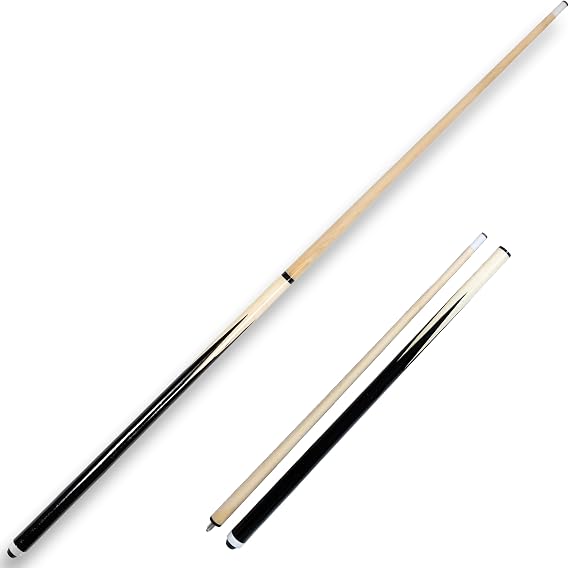 Freetime Fun 48 inch Pool Stick, Billiard Pool Cue Sticks 2-Piece Hardwood, Pool Table Accessories