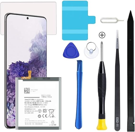 Galaxy S20 Battery,Upgraded New Battery Replacement for Samsung Galaxy S20 SM-G980 SM-G980F with Professional Replacement Tool Kits