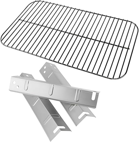 Replacement Cooking Grid and Heat Plate Bundle for 3 Burner Walmart Expert Grill, Expert Grill Grates, Expert Grill Parts Replacement, Expert Grill Cooking Grid, XG10-101-002-02, GBC1916WRS