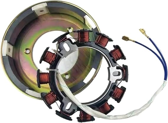 170F/173F/178F/186F/188F Air-Cooled DL Generator Flywheel Charging Coil - Compatible with Kama, Kyao, Kammeyer, and Changchai Models