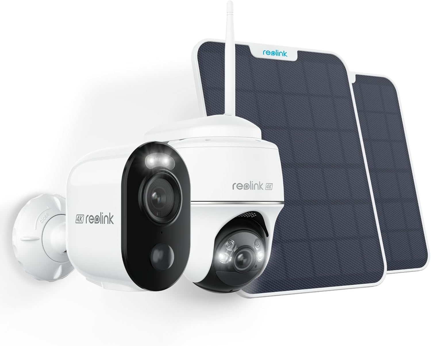 REOLINK Argus 3 Ultra & Argus PT Ultra, 4K 8MP Solar Cameras for Home Security Outside Indoor, 2.4G5GHZ Dual Band WiFi, StandAlone, Local Storage, No Extra Fee