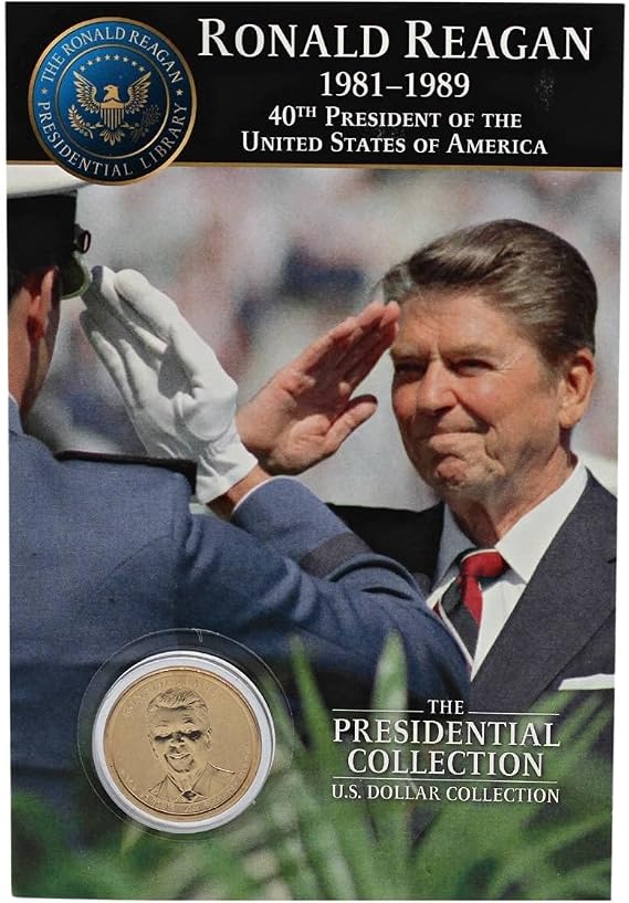 Ronald Reagan $1 Coin - from The US Mint - Legal Tender - Not in Circulation - Great Gift for Coin Collectors - Exclusive to The Reagan Library