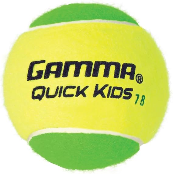 GAMMA Quick Kids Training Tennis Balls for Kids & Beginners, Low-Compression Core Reduces Speed & Bounce, Great for Tennis Practice, USTA & ITF Approved for 10 & Under Tournaments Parent