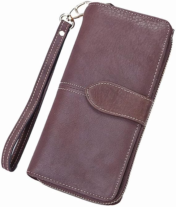 Ladies Clutch Bag Ladies Long Leather Coin Purse Wallet Ladies Phone Bag Wallet