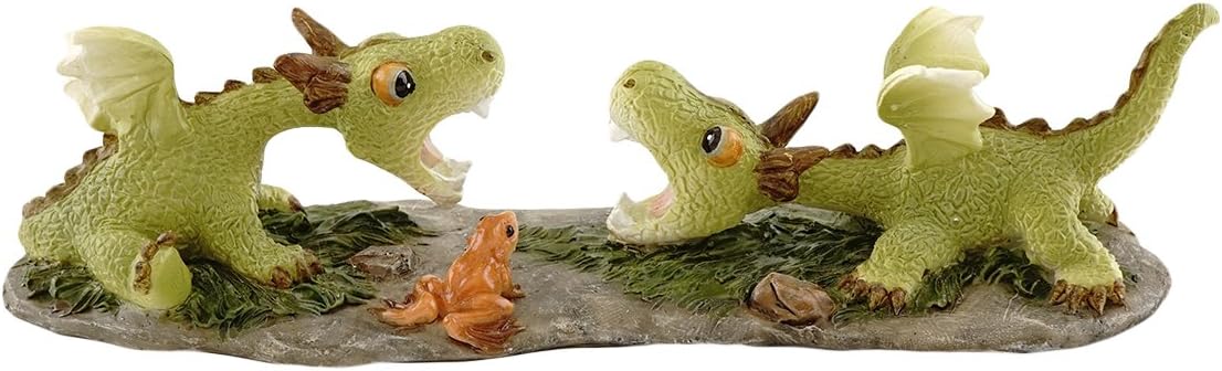 Top Collection Minyatür Peri Bahçesi ve Teraryum Mini Ejderhalar Figürü