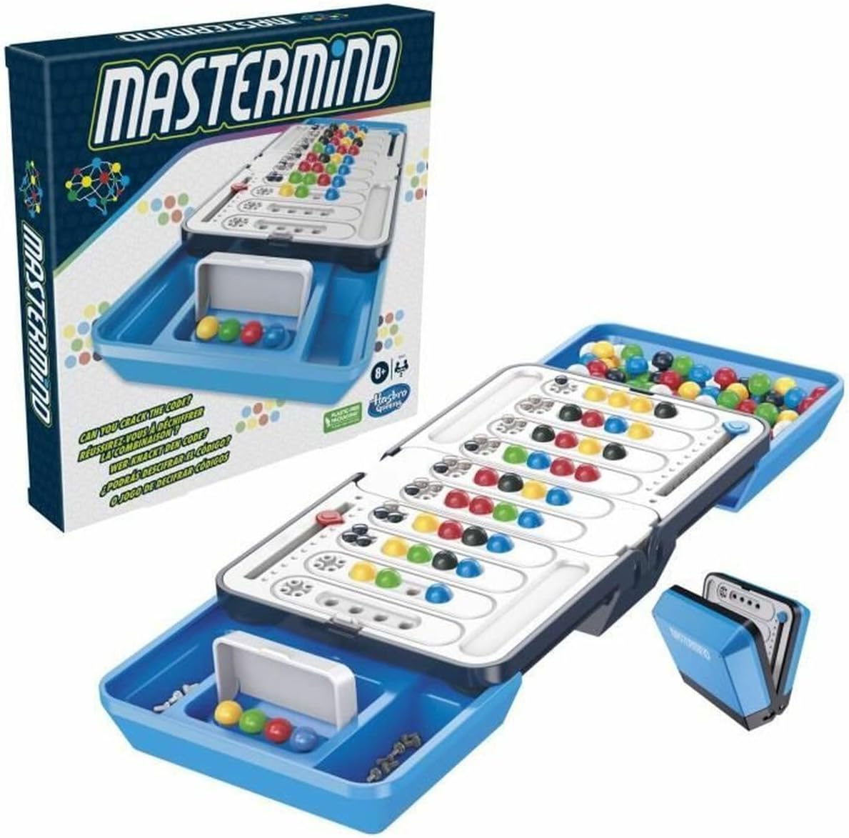 Hasbro Gaming Mastermind Board Game for Families and Children, The Classic Code Cracking Game, Family Games