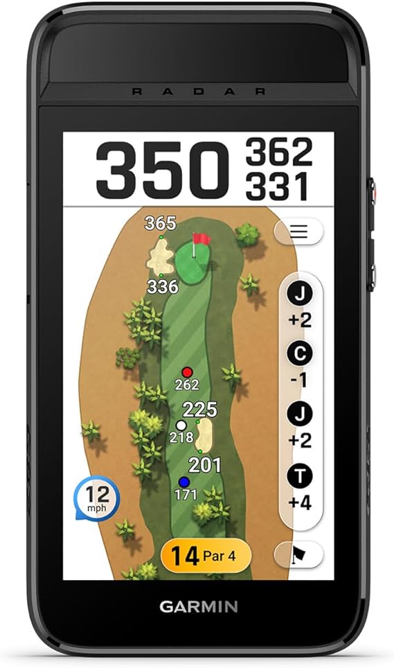 Garmin Approach G82, Portable Golf Launch Monitor, Premium GPS Handheld, Large Color Touchscreen