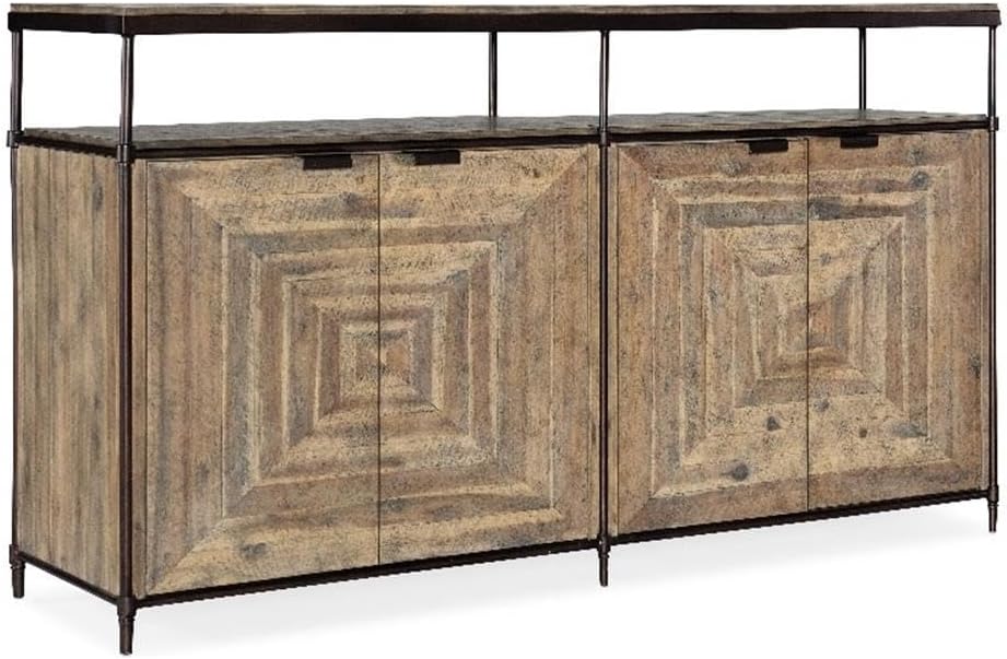 Hooker Furniture St. Armand Wood Entertainment Console in Bronze
