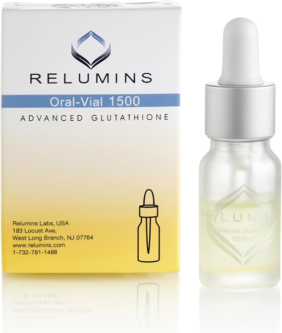 Advanced Sublingual Glutathione 1500mg Professional Grade Single Vial with Fresh Mint Flavor Easy Absorption Supplement for Daily Wellness Support Convenient Portable Use for Balanced Skin