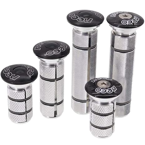 Neco Headset Expander Top Cap Star Nut Plug Bolt Stem Expanding Nut Bolt Carbon Fiber Cap Cover Long Large Size