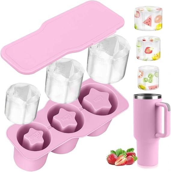Stanley Silikon Buz Kalıbı,Yıldız Şekilli Buz Küpü Tepsisi, 20-40 oz Kapasiteli Buzluk