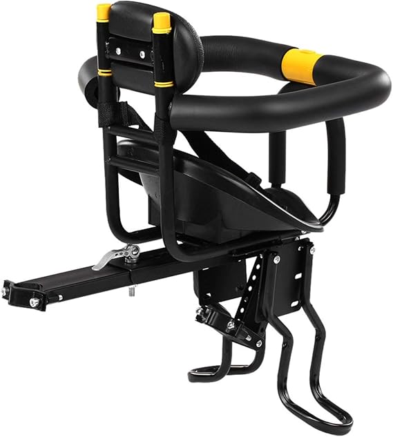 LOPADE Children's Bicycle Seat, Front Bicycle Seat, Front Child Seat, Headrest Included, Mountain Bike, Cross Bike, Sensible