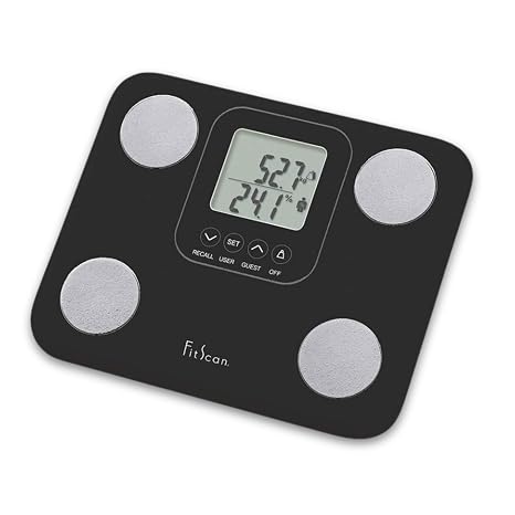 FitScan BC-730F FitScan InBody Scale - Japan Technology Compact Digital Body Composition Monitor with BMI, Fat, Muscle Mass, Metabolism Tracker - User Friendly & Accurate