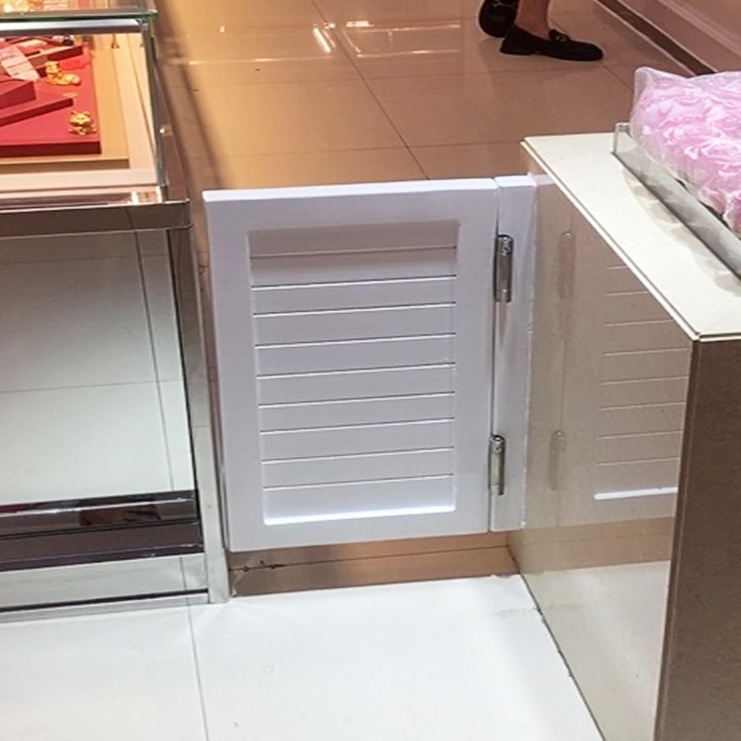 CMYUN 242830323638 Single Cafe Door Swinging Doors, Interior Saloon Door Swing with Hardware, Partition Privacy Western Door, for Kitchen BathroomWhite,W80cmxH90cm31.5x35.4