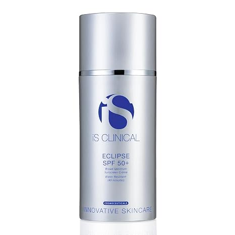 iS CLINICAL Eclipse SPF 50+ Sunscreen, Zinc Oxide tinted sunscreen, ultra sheer non-greasy matte finish sun cream for face