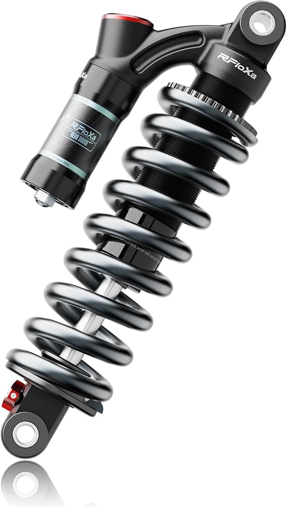 Mountain Bike Rear Shock Rebound/Compression Damping Adjustment Rear Shock Absorber Aluminum Alloy Coil Spring 750 lbs - 190mm (RAZ11AR)