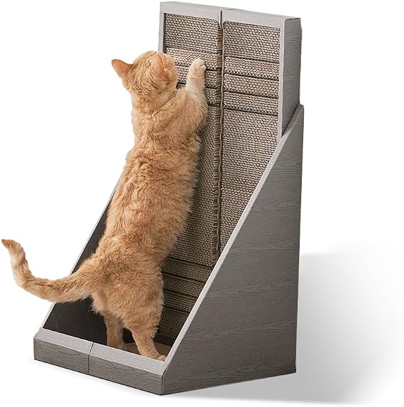 Iris Ohyama Cat Scratching Post with Matatabi, with File, P-YT650, Brown