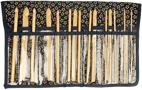Seeknit - Seeknit Shirotake Blue (15cm) Crochet Hook Set Full Set - 1 Piece