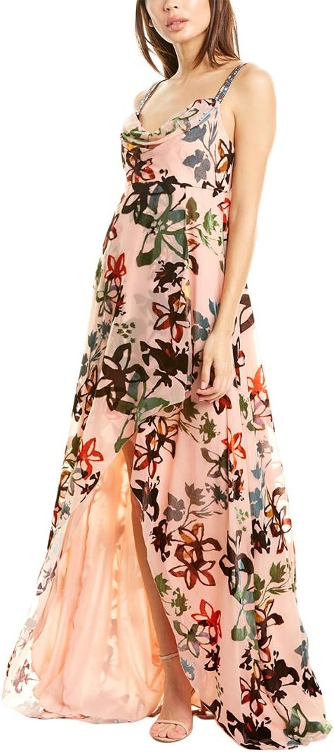 Nicole Miller Womens Gown, 4, Pink
