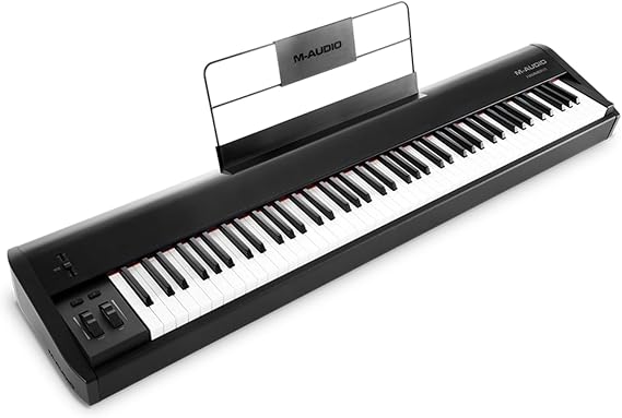 M-AUDIO Hammer 88 USB MIDI Keyboard Controller | 88 Weighted Hammer Action Keys and a Studio-Grade Recording Software Suite