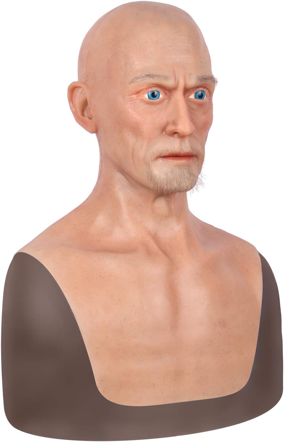 Realistic Male Full Face Silicone Mask Handmade for Cosplay, Masquerade, and Themed Parties