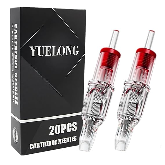 Tattoo Cartridge Needles- Yuelong 20PCS New Revolution Disposable Tattoo Needle Cartridge 7 Magnum for Tattoo Needles Tattoo Machine Kit Tattoo Supplies (1207RM)