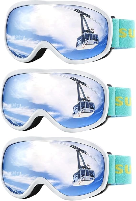 Supertrip 3 Pack Adult Ski Goggles Snow Goggles Women Men