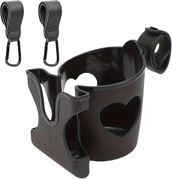 3PCS Pram Cup Holder Universal, Cup Holder for Pram Cup and Phone Holder