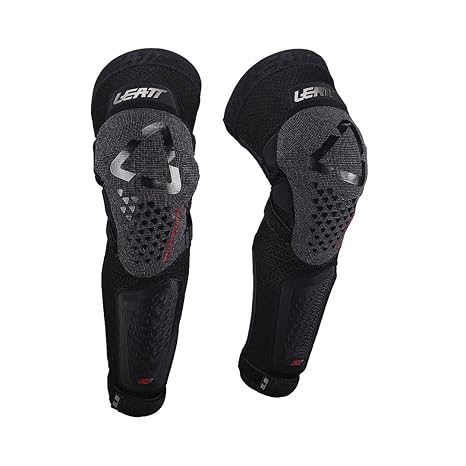 Leatt Knee Guard 3DF 5.0 Evo EXT (Black, Large)