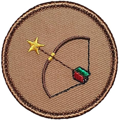 Shooting Star Patrol Patch - 2" Diameter Round Embroidered Patch (Sew-on)