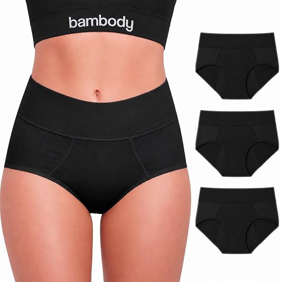 Bambody Period Underwear for Women - Bamboo Rayon - 24 hrs Full Protection