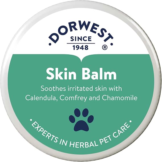 DORWEST HERBS Skin Balm for Dogs, 100% Natural Handcrafted Balm for Dogs, Soothes and Calms Problem Areas on The Skin. Lick-Safe