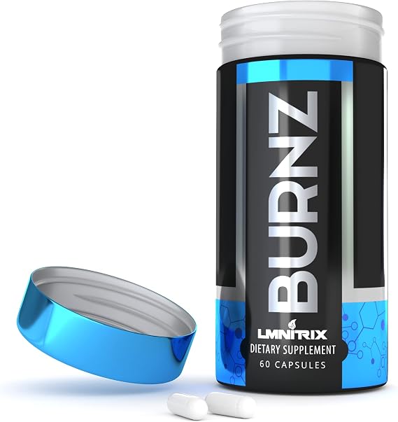 LMNITRIX Burnz Extreme Thermogenic Fat Burner for Men and Women, 60ct