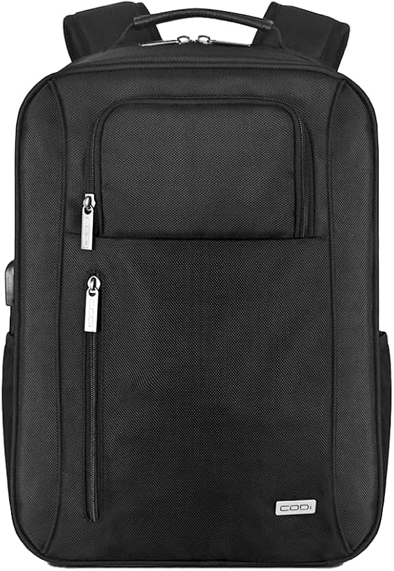 CODi Magna 17.3" Laptop Backpack TSA-Friendly, Anti-Theft, USB Charging Port, Padded Laptop & Tablet Compartments, Water-Resistant Business Travel Bag
