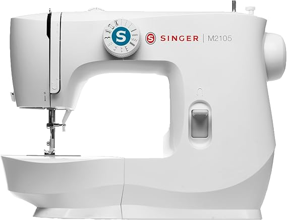 Singer M2105 Sewing Machine, White, One Size