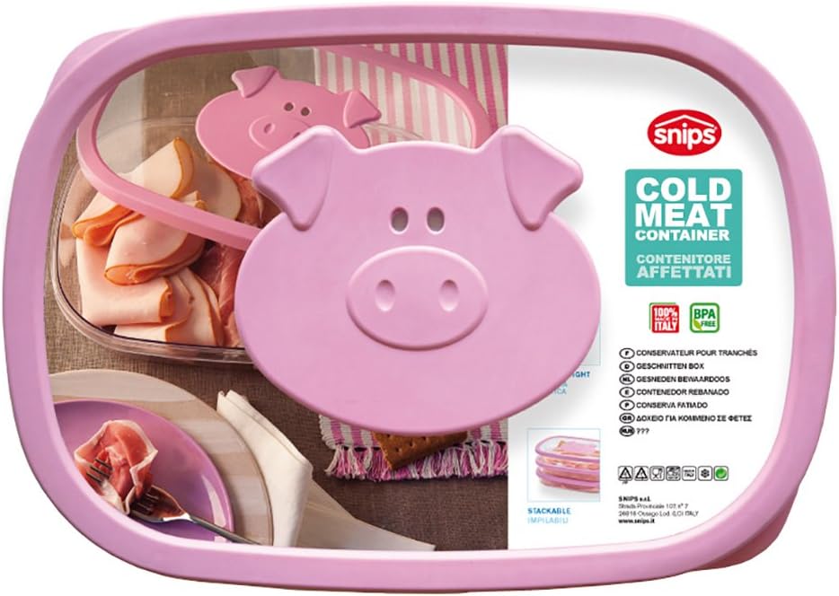 Snips Stackable Sliced Meat and Cheese Storage Container